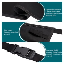 Luocute Waist Tool Apron with Multi Pockets, Tool Belt Work Apron for Men Women, Half Apron Tool Pouch Belt Adjustable Gardening Tool Waist Bag Belt Makeup Artist Waist Apron Easy Carry