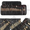 Make up Brushes,Cadrim 24 pcs Natural Hair Professional Makeup Brush