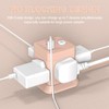 Cube Extension Lead with USB Slots, BEVA 4 Way Multi
