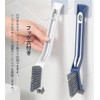 Bathroom Brush Crevice Brush 3-in-1 Cleaning Brush with Clip Crevice