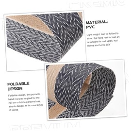 FOMIYES Nail Hand Rest Nail Arm Rest for Nail Salon Nail Art Cushion Nail Art Mat Nail Arm Rest for Manicure Arm Rest for Nails Nail Rest Table Mat Armrest Manicure Tools Pvc Simple Pillow