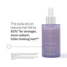 MONAT IR Clinical™ Hair Thinning Defense Scalp Serum – Nourishes Scalp, Reduces Breakage, Boosts Hair Density, and Supports Thicker, Fuller-Looking Hair with a Lightweight, Non-Greasy Formula