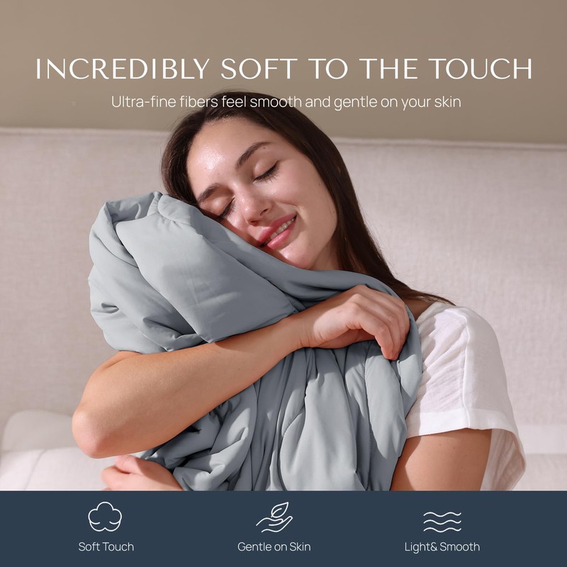 HIVAFY Cooling Comforter for Hot Sleepers Q-Max > 0.46, Dual-Sided