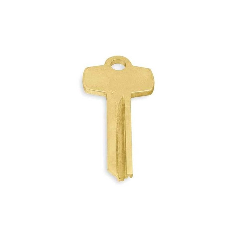 Key Blank, Brass, Best K Keyway, 6 Pins