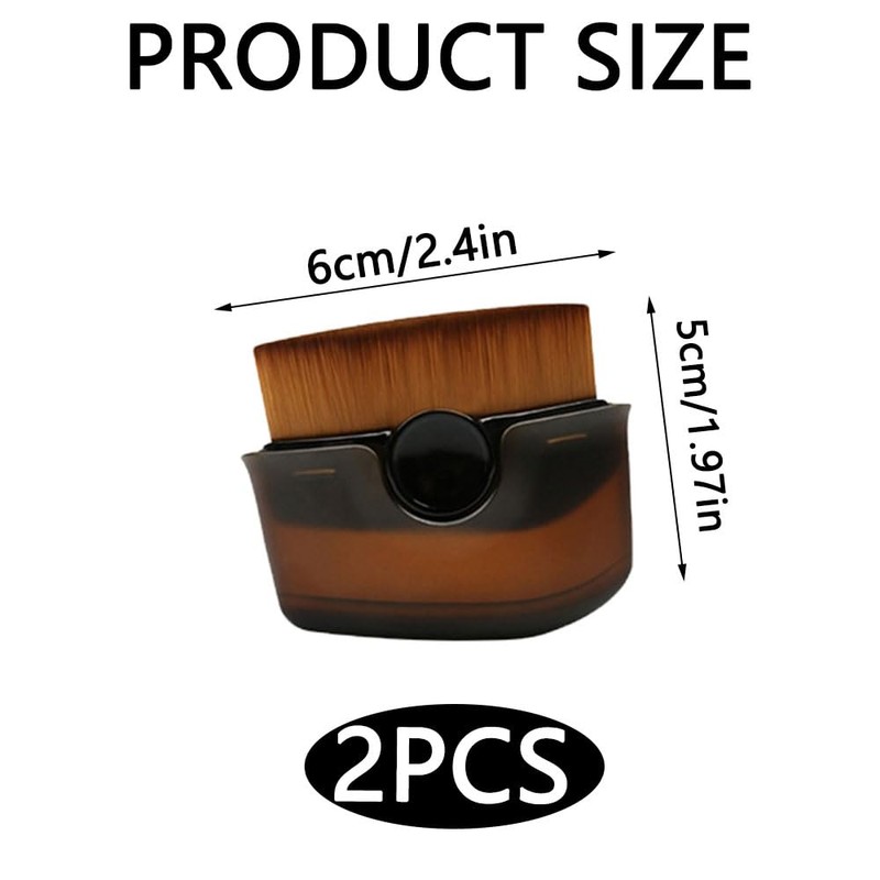 Sunscreen Applicator, 2PCS Portability Sunscreen Brush, Body Foundation Makeup Brush