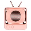 TV Shaped BT Speaker Wireless Lightweight Portable Mini Classic Style