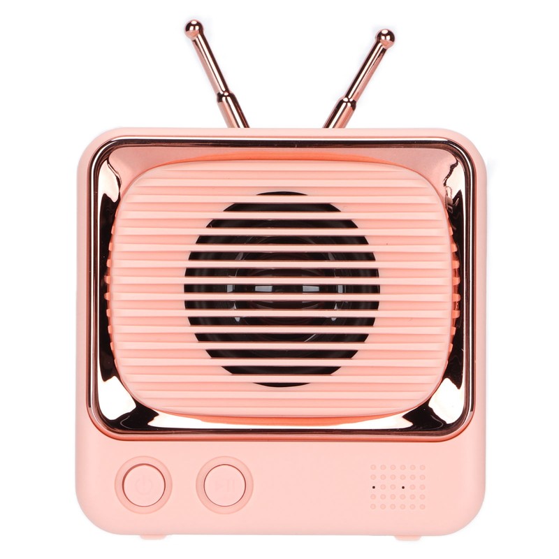 TV Shaped BT Speaker Wireless Lightweight Portable Mini Classic Style