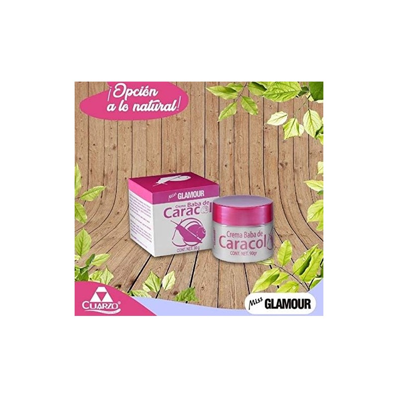 Crema de Baba de Caracol Miss Glamour 90G Antiarrugas y