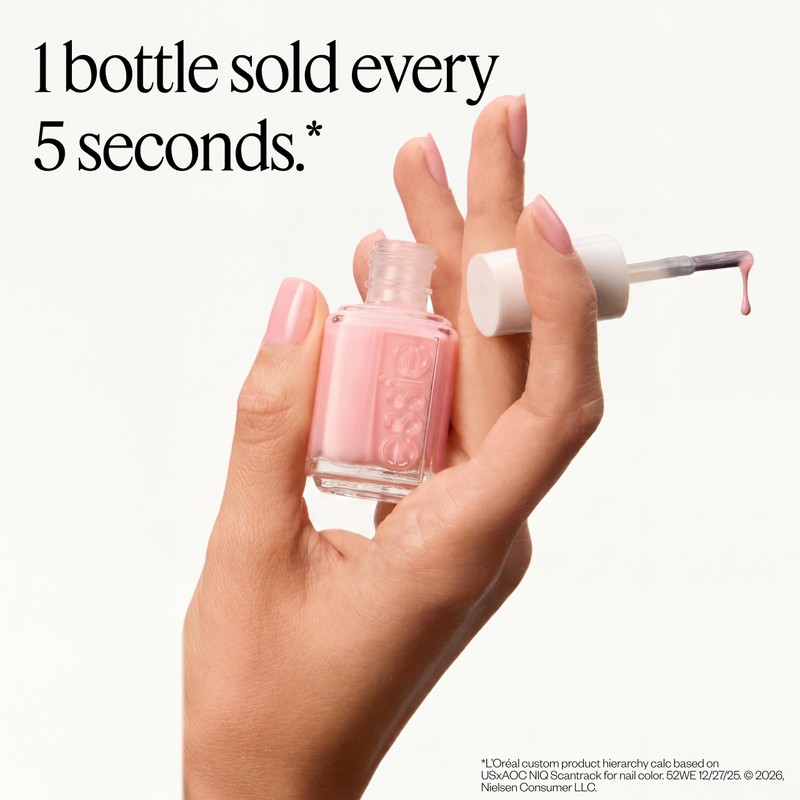 essie Salon-Quality Nail Polish, 8-Free Vegan, Magenta Pink, Pencil Me