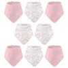 LILY O LAUREL Muslin baby bandana bibs for drooling and