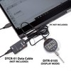 Clockwise Tools Digital Indicator with Magnetic Base Holder Stand, DIBR-0105