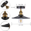 HTRUIYATY Pack of 2 Vintage Umbrella Ceiling Light Industrial Retro