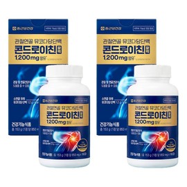 Chong Kun Dang Health Chondroitin Vitality 1200 Eom Hong-gil Mucopolysaccharide Protein IQ Shop, 180 tablets, 2 cans (6 months supply) / 종근당건강 콘드로이친 활력 1200 엄홍길 뮤코다당단백 아이큐샵, 180정, 2통(6개월분)