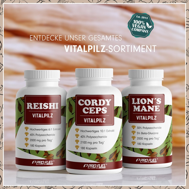 Reishi - Vitalpilz - 180 Kapseln