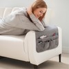 luckyjoyreal Waterproof Anti-Slip Sofa Armrest Organizer Armchair Caddy for Couch