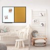 JILoffice White Board & Bulletin Corkboard Combination, Combo Board 36