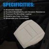 Priprilod Seat Cover Tan Perforated Replacement Leather Driver and Passenger