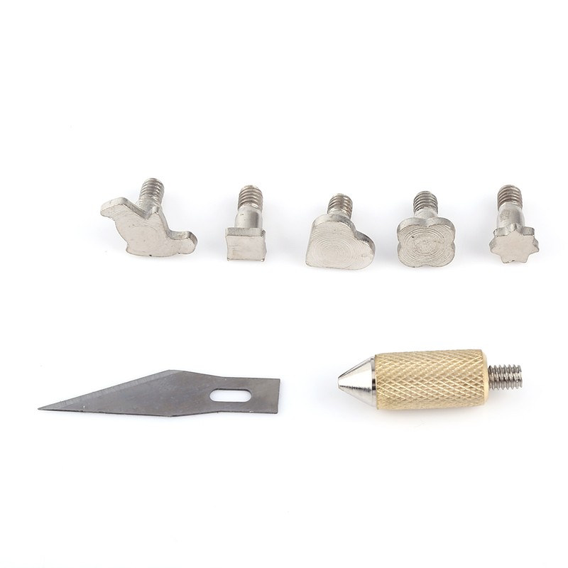 1 Set Pyrography Wood Working and Soldering Tips Alphabet Numbers