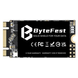 ByteFest SSD Hard Drive 256GB M.2 2242 NGFF SATA III Internal SSD for PC and Laptop, B+M Key (22 x 42 mm)
