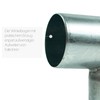 Zinc Angle Elbow 87 mm with 87 Degrees, Pipe Angle