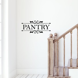 Pantry Vinyl Wall Decal Sticker Art Decal for Pantry Room Door Home Decoration