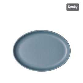 Denby Impression Blue Small Oval Tray / 덴비 임프레션 블루 스몰 오벌 트레이