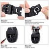 OIIKI 2 Sets Spa Hot Tub Cover Clips, Spa Cover