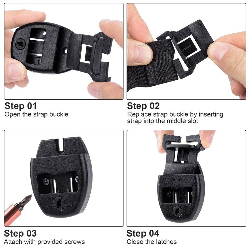 OIIKI 2 Sets Spa Hot Tub Cover Clips, Spa Cover
