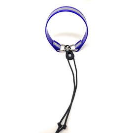 Sparky Pet Co - Surefit ECollar Replacement Strap - Bungee Dog Collar - Waterproof - Adjustable - Secure Nexus Wheel Lock - for Electronic Training & Invisible Fence Systems - 1" (Reflective Blue)