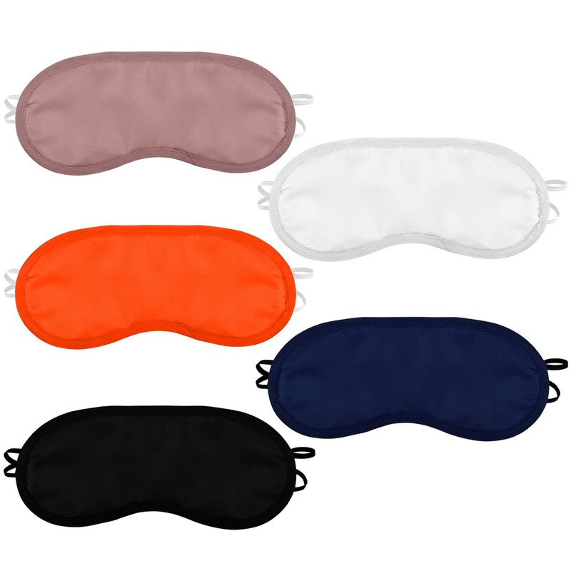 5 Pcs Eye Masks, Sleeping Mask Lightweight Shade Blindfold, Eye
