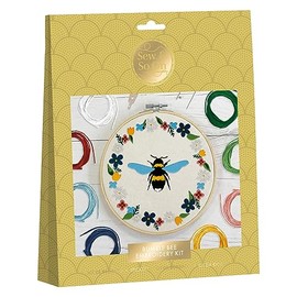 Sew & So On Premium Sewing Bee Embroidery Craft Making Kit, Coloured Threads Create Stunning Designs, for Adults Whether Beginner Or Experienced for Crafts, Includes All Accessories