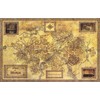NLopezArt Moria Map Illustration - Fantasy Poster (11x17 inches, Full