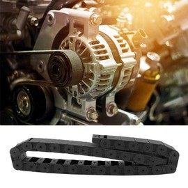 1 Metre R38 Nylon Black Drag Chain, Wire Carrier Drag Chain Engraving Machine Accessories, for 3D Printer CNC Machine 18 x 50 mm