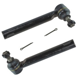 TRQ Front Outer Tie Rod Set Compatible with 2009-2013 Toyota Corolla