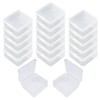 Goodma Pack of 18 Square Empty Mini Storage Boxes for