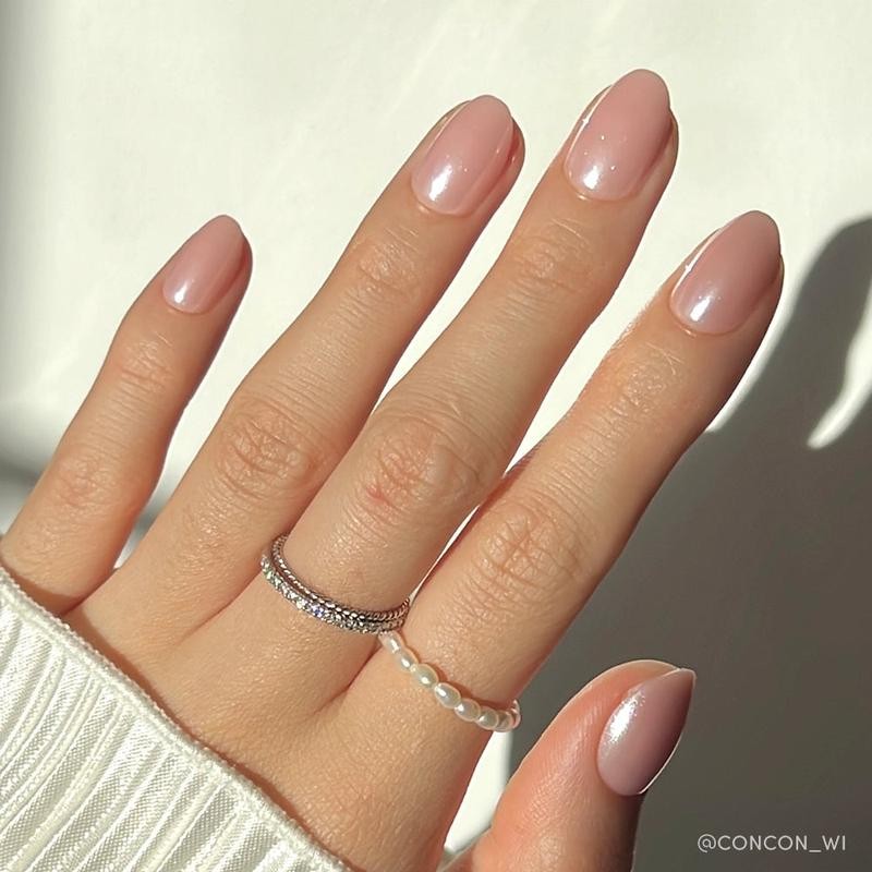 Glamnetic Short Oval Press On Nail Collection - Nail Glue