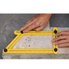 Vorel® Multifunctional Measuring Ruler 250 mm Scale Multi-Angle Gauge Multi-