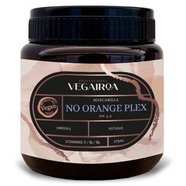 VEGAIROA - No Orange Plex Maske - Maske, die Orangetöne neutralisiert - Tiefenwirksame Feuchtigkeitspflege - Professionelles veganes Friseurprodukt - 300 g