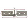 2 Pcs Piano Hinges Continuous Hinge Butt Hinges Stainless Steel