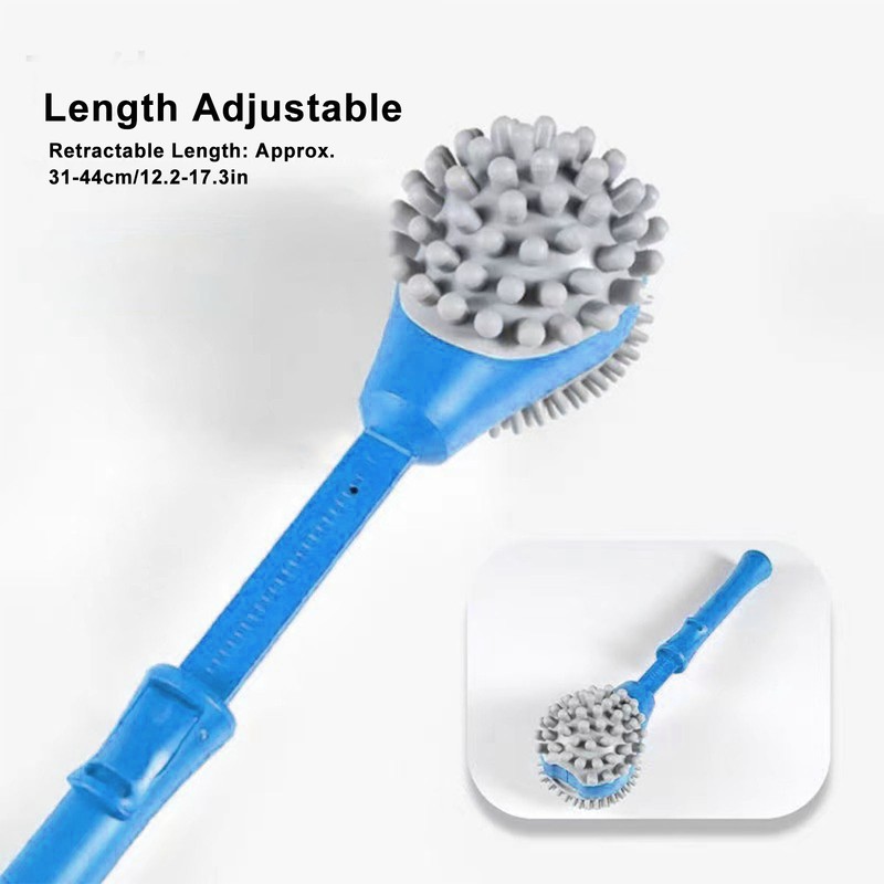 Massage Hammer 2 Soft Heads Retractable Flexible Handle Large Area