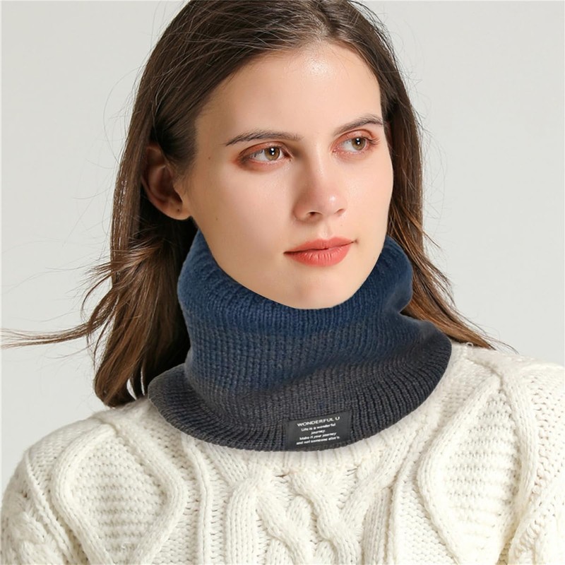 Rayson Loop Scarf Women's Winter Cotton Knitted Neck Warmer with