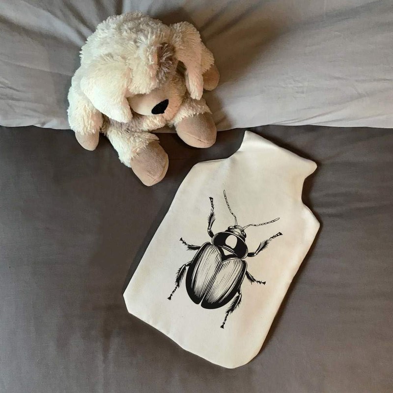 'Single Beetle Bug' Hot Water Bottle Cover (HW00039623)