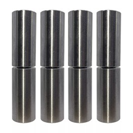 Sidco Supply 4” Inch Weldable Barrel Hinges – Heavy Duty Gate Hinges – Weld On - 4 Pack