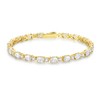 FANCIME Women's Tennis Bracelet, Width 0.2 inch (4 mm), 12