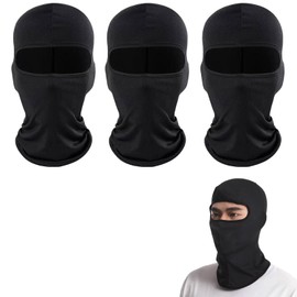 ZXNJA 3 Er Sturmhaube,Sturmhaube Motorrad,Sturmmaske,Balaclava,Uv-Schutz & Winddicht,MotorradSturmhaube,Sturmhaube MotorradSommer,Ski Mask,Skimaske,Für Radfahren Outdoor Sports