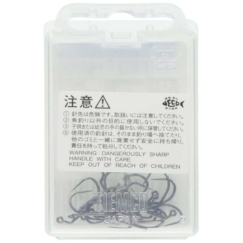 TIEMCO Fly Hook Small Pack TMC403BLJ #10 Black Nickel