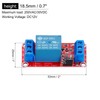 QUARKZMAN 1 Piece DC 12V 1-Channel Relay Module Switch Panel