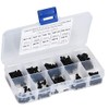 300pcs M2 x 3-20mm 12.9 Grado Hexagonal Negro Tornillo Tornillo