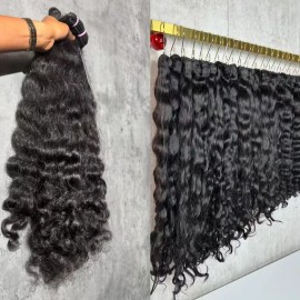 Cambodian Raw Hair Wholesale Vendor Cambodian Virgin Cuticle Aligned Hair Burmese Curly No Weft Bulk Hairstyle: Natural Wave, color: natural color, Stretched Length: 10 Inches