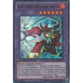 YU-GI-OH! - Evil Hero Infernal Sniper (LCGX-EN071) - Legendary Collection 2 - 1st Edition - Ultra Rare